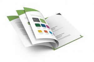 Kiriworks brand guidelines book mockup