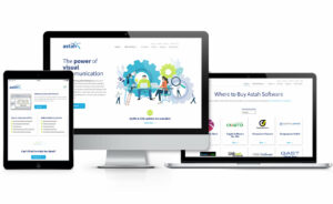 Astah website mockups