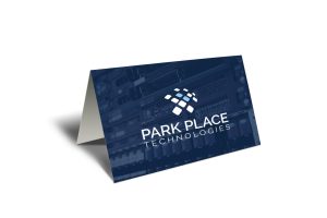 Park Place Technologies event invite card mockup