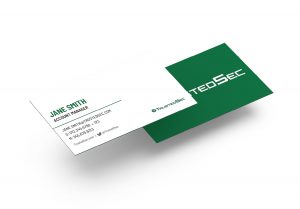 TrustedSec business card mockup