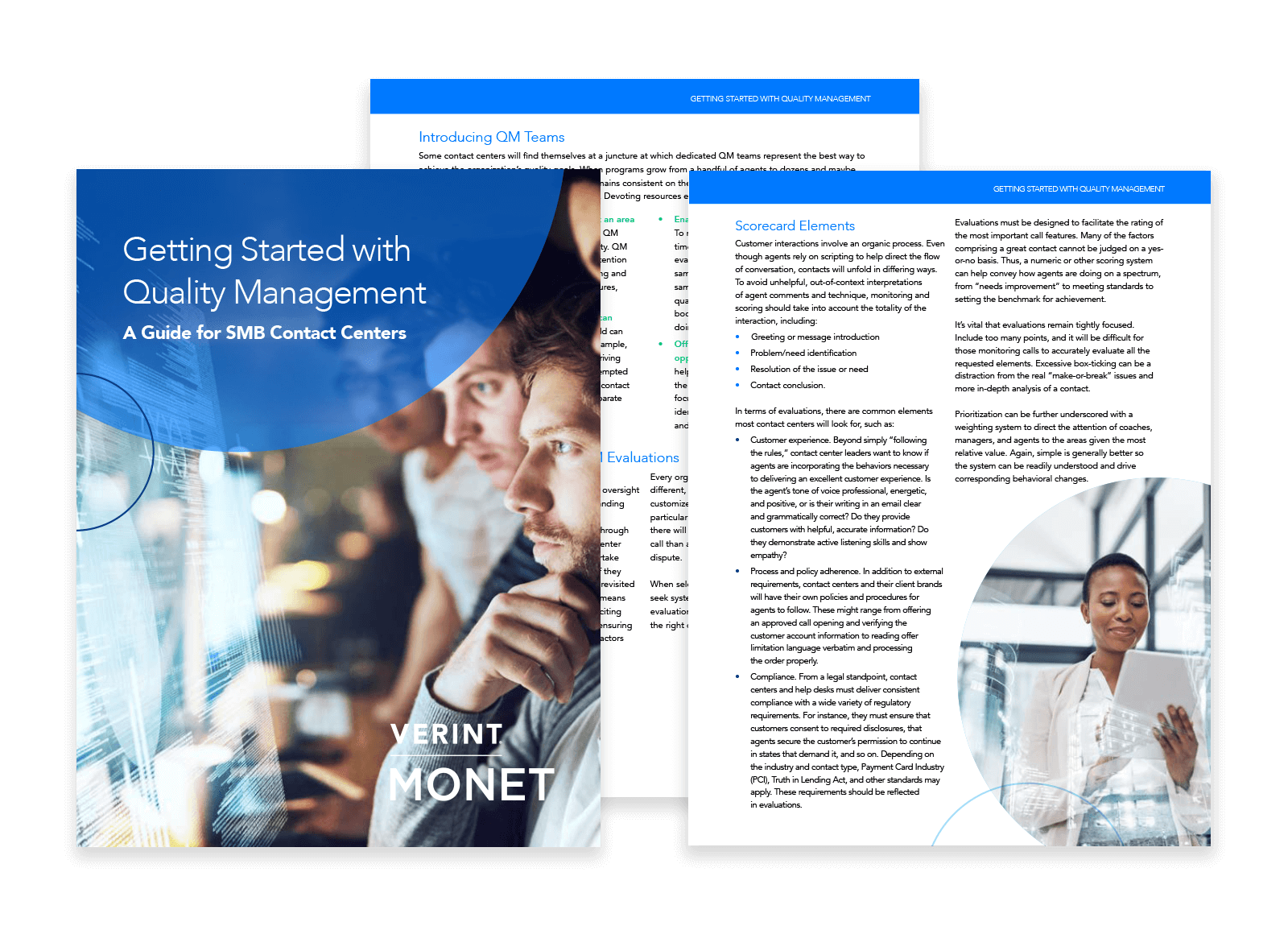 Verint whitepaper mockups