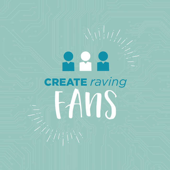 Create Raving Fans core value