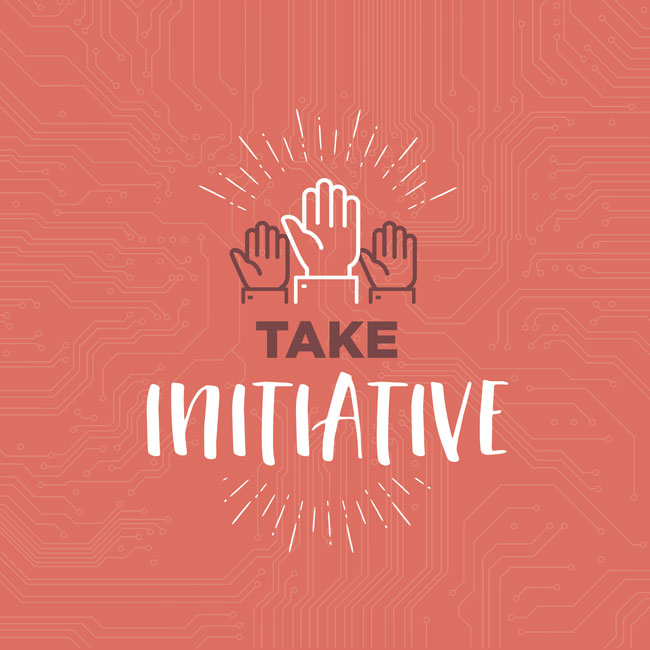 Take initiative core value
