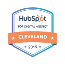 HubSpot Top Digital Agency in Cleveland in 2019 badge